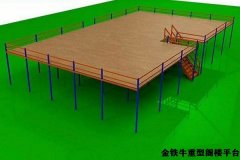 秦皇岛阁楼式货架（钢结构多少钱一平）